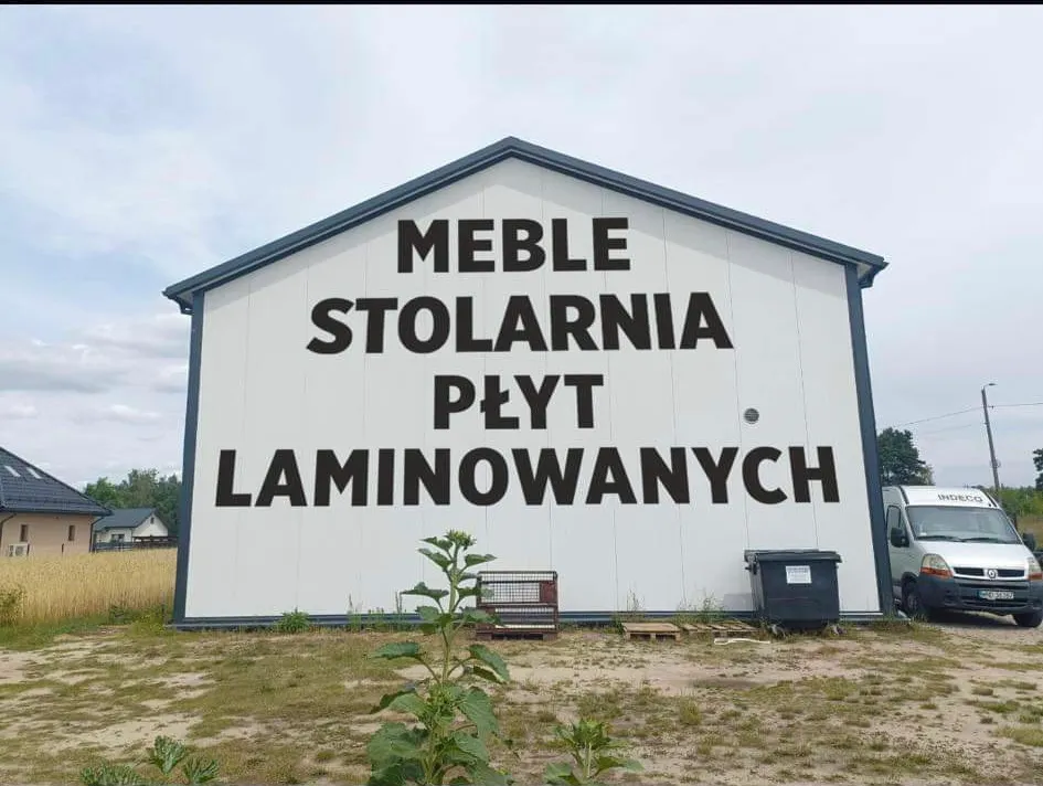 Budynek stolarni Rejtan w Kazuniu Polskim